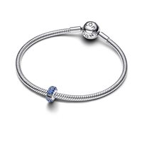 Charm Pandora Donna Clips and Safety Chains in Argento Cubic Zirconia 794700C01 - 794700C01